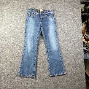 Levi's 515 Bootcut Jeans Women's 8M Blue Denim Mid Rise Classic Zip Fly - 28X27